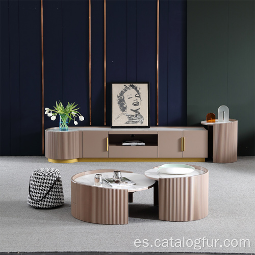 Muebles de cocina nórdicos de lujo, juegos de mesa de comedor modernos de madera MDF y juegos de comedor de 4 6 sillas